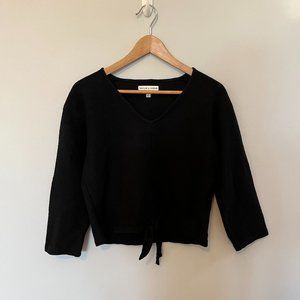 Madewell | Texture & Thread Long-Sleeve Tie-Front Top